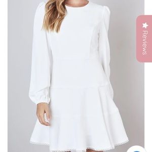 Eternal Ivory, Long Sleeve Dress